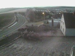 Vjezd do obce ze severu