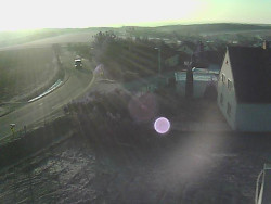 Vjezd do obce ze severu