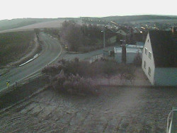 Vjezd do obce ze severu