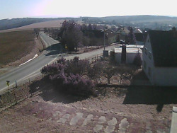 Vjezd do obce ze severu