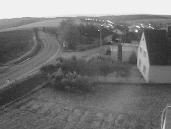 Vjezd do obce ze severu