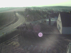 Vjezd do obce ze severu