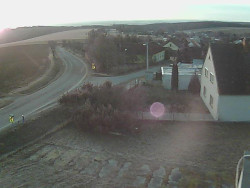 Vjezd do obce ze severu