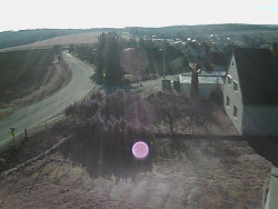 Vjezd do obce ze severu