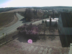 Vjezd do obce ze severu