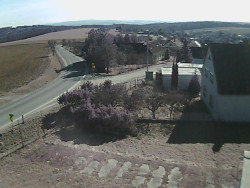 Vjezd do obce ze severu