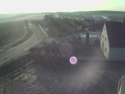 Vjezd do obce ze severu