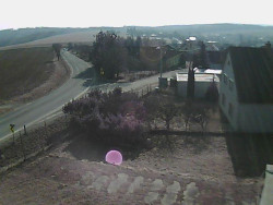 Vjezd do obce ze severu