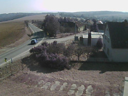 Vjezd do obce ze severu