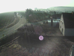 Vjezd do obce ze severu