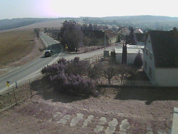 Vjezd do obce ze severu