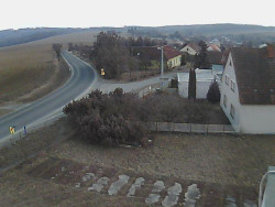 Vjezd do obce ze severu