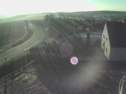 Vjezd do obce ze severu