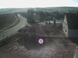 Vjezd do obce ze severu