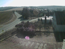 Vjezd do obce ze severu