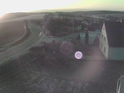 Vjezd do obce ze severu