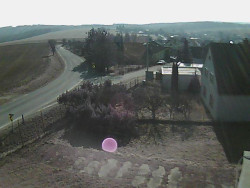 Vjezd do obce ze severu