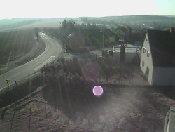 Vjezd do obce ze severu