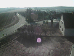 Vjezd do obce ze severu