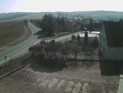 Vjezd do obce ze severu