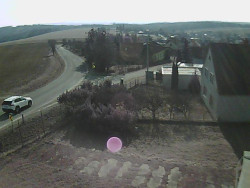 Vjezd do obce ze severu