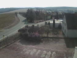 Vjezd do obce ze severu