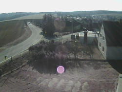 Vjezd do obce ze severu