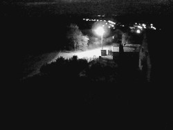 Vjezd do obce ze severu