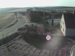 Vjezd do obce ze severu