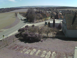 Vjezd do obce ze severu