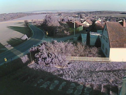 Vjezd do obce ze severu