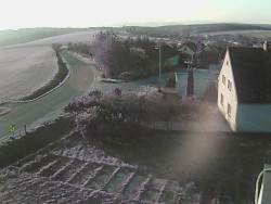 Vjezd do obce ze severu