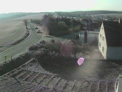 Vjezd do obce ze severu