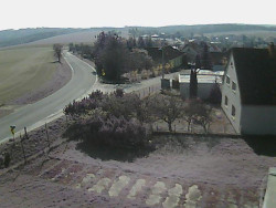 Vjezd do obce ze severu