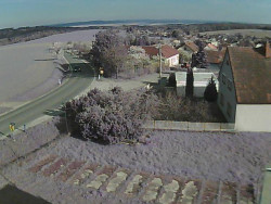 Vjezd do obce ze severu