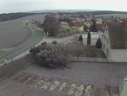 Vjezd do obce ze severu