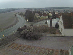 Vjezd do obce ze severu