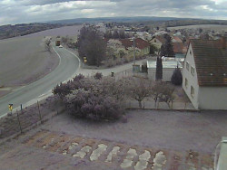 Vjezd do obce ze severu