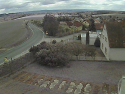 Vjezd do obce ze severu