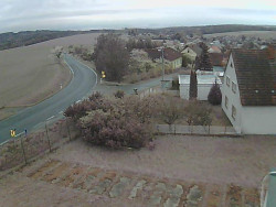 Vjezd do obce ze severu