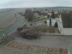 Vjezd do obce ze severu