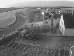 Vjezd do obce ze severu