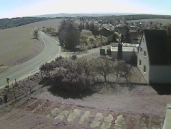 Vjezd do obce ze severu