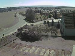 Vjezd do obce ze severu