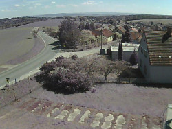 Vjezd do obce ze severu