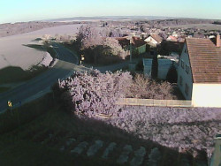 Vjezd do obce ze severu