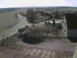 Vjezd do obce ze severu