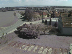 Vjezd do obce ze severu