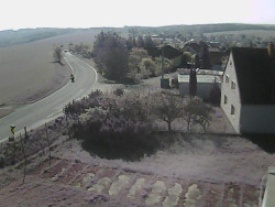 Vjezd do obce ze severu