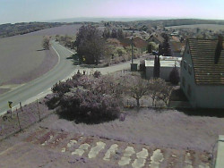 Vjezd do obce ze severu